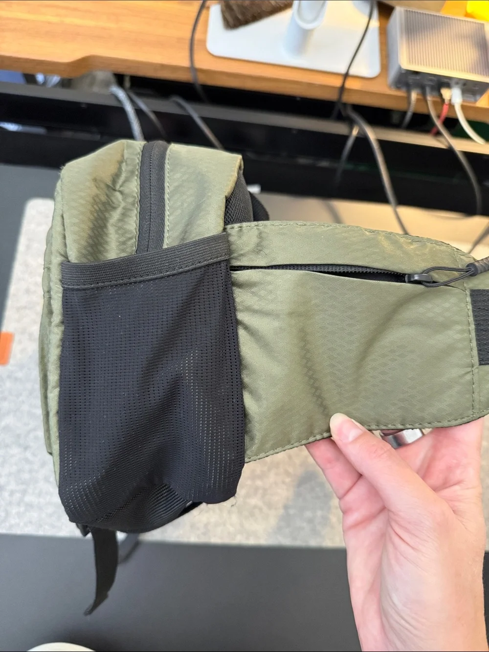 Jordan Brand Jumpman Air Crossbody Bag, Olive/green